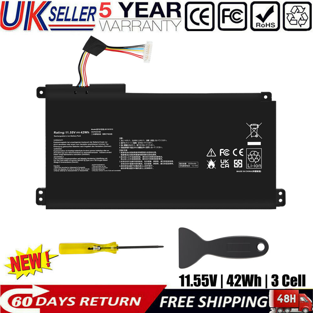 B31N1912 C31N1912 Battery for ASUS VivoBook E410MA L410MA E410KA E510MA L510MA | UK