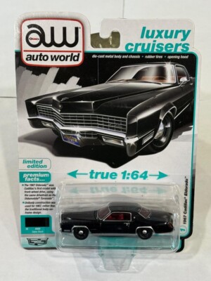 Auto World 1967 Cadillac Eldorado Sable Black 1/64
