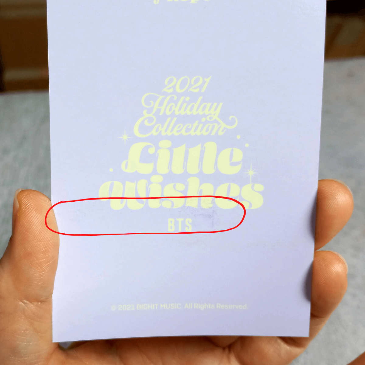 BTS 2021 Holiday Collection Little Wishes Cardigan Photo