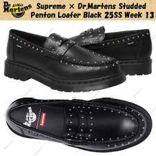 Supreme × Dr.Martens Studded Penton Loafer Black 25SS Week 13 Men's Size