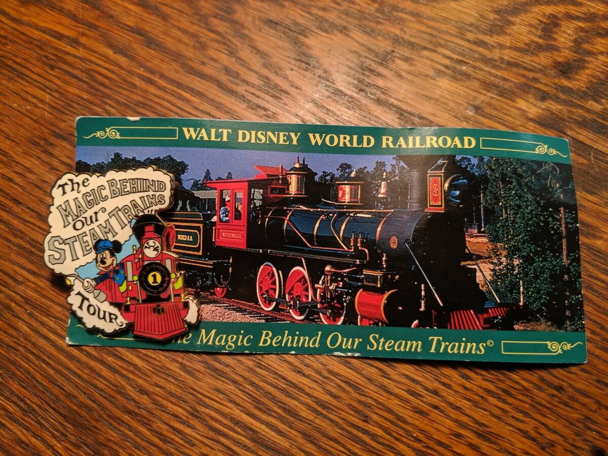 Walt Disney World Railroad Magic Kingdom Train Souvenir Tour Exclusive Pin