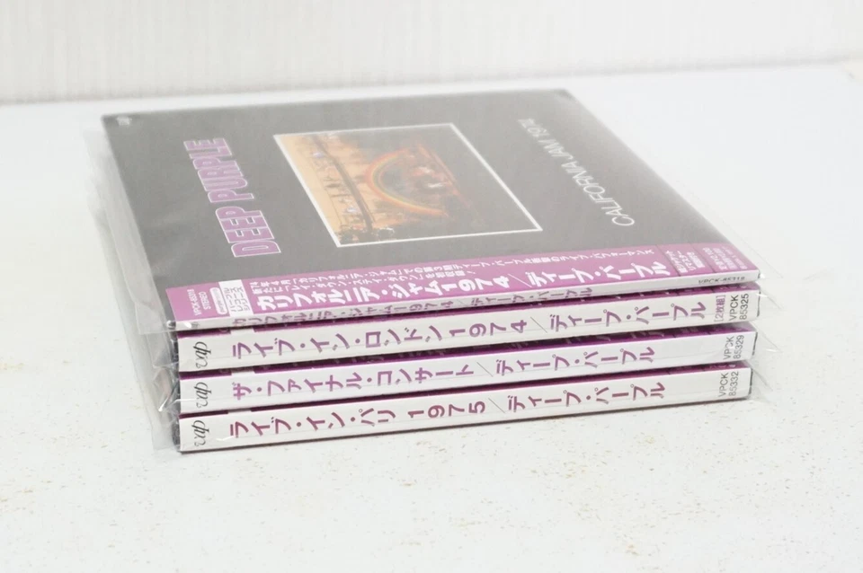Deep Purple - Mini LP CD 1974/1975 Live 4 Titles Set Paper Sleeve Obi VAP Japan - Image 2 of 4