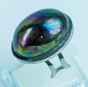 Rainbow 7 Colors Ring Leklai Thai Metal Charms Amulet jewelry PENDANT Size 8