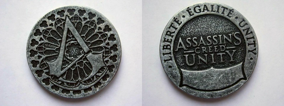 Assassin's Creed Unity Coin with Velvet Pouch Loot Crate Nov. 2014 EXCLUSIVE - Image 2 of 3