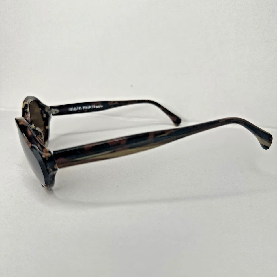 Vintage Alain Mikli Paris 3321 Col 2095 Women's Sunglasses Brown Tortoise Oval - Image 2 of 4