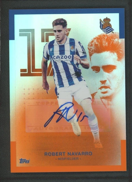 2023 Robert Navarro 08/25 auto topps midfielder autographs
