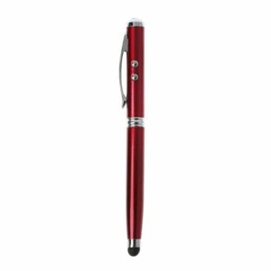 4 Dans 1 Pointeur Stylus Pen Touch Screen Ballpoint pour IPhone IPad Tablet PC RED