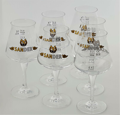 Sander Braumanufaktur Ökologischer Biere Craftbier Pokal 6er Set Teku (3720-6)