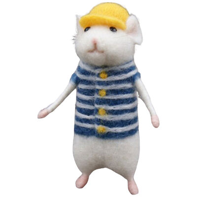 1pc Tier Maus Nadelfilz Set für Anfänger DIY Wollfilz Materialien Kit