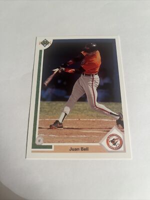 1991 Upper Deck Final Edition Juan Bell RC Rookie #59F Baltimore Orioles 