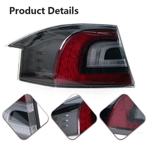 For Tesla Model S 2016-2020 Left Side Outer LED Taillights Turn Signal - Picture 3 of 12