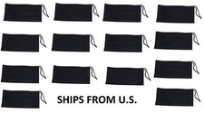 Wholesale Lot 1000 Black MicroFiber Sunglasses Case Soft Pouch BULK DISCOUNT