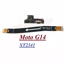OEM Charging Port Mic Board MotherBoard Cable Flex For Motorola Moto G14 XT2341