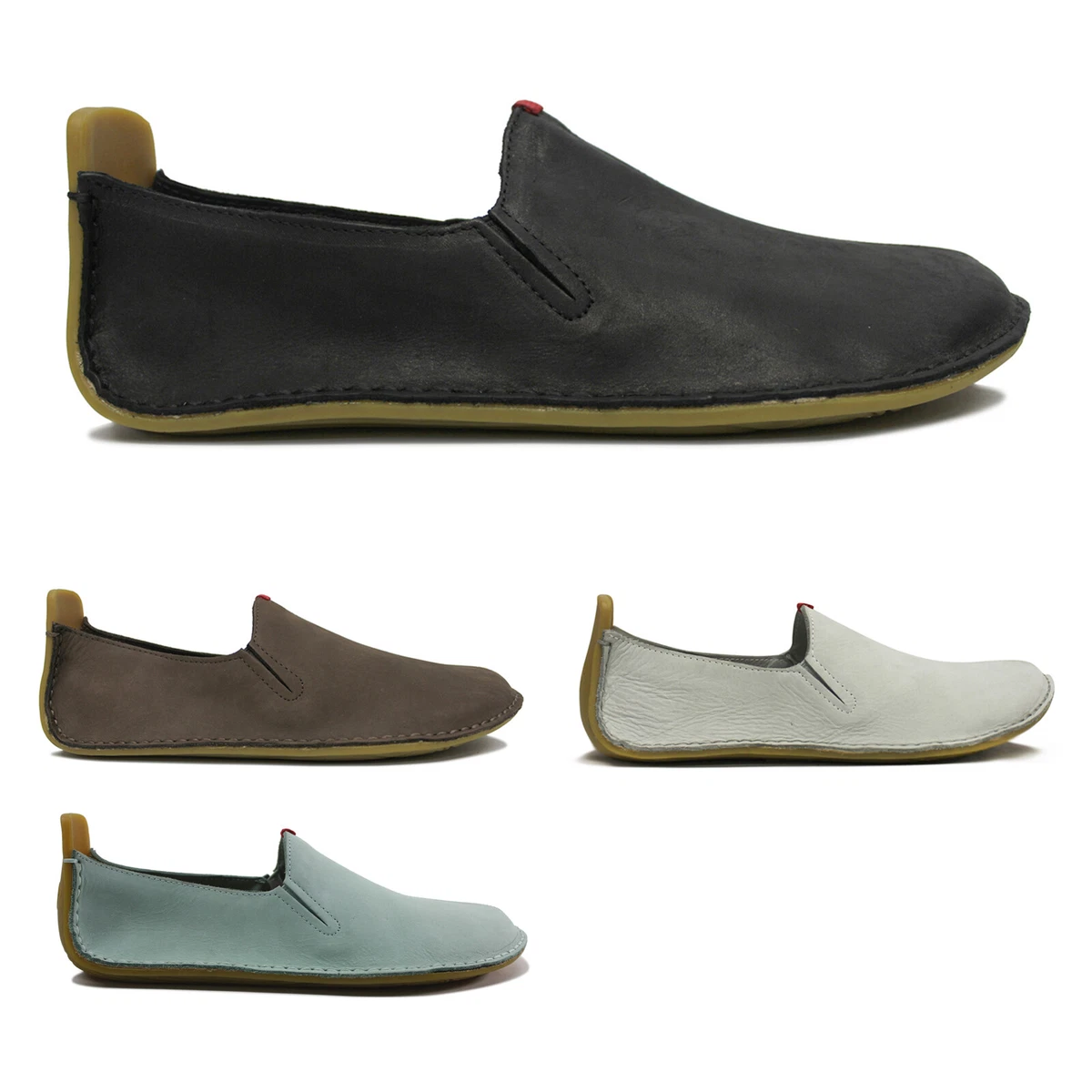 Vivobarefoot Mens Shoes Ababa II Casual Slip-On Low-Profile Leather