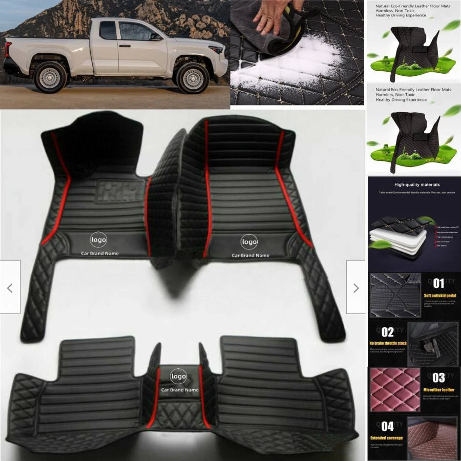 Custom Car Floor Mats Fit Alfa Romeo Front & Rear Luxury Waterproof Auto Mats