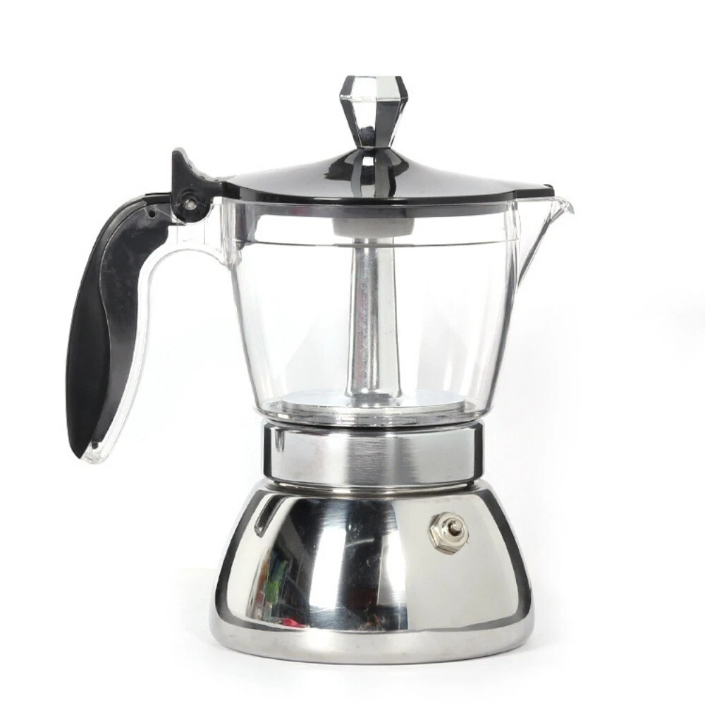 4/6 Cups Coffee Maker Espresso Latte Stainless Universal Coffee Machine Gift UK