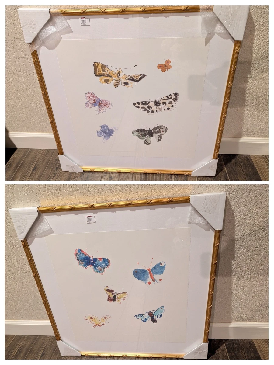 Imprimé Encadré Pottery Barn Jardin De Papier – 8 Pouces, Motif Fleur, Neuf