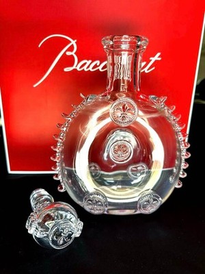 REMY MARTIN LOUIS XIII COGNAC BACCARAT CRYSTAL DECANTER BOTTLE