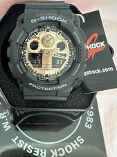 Casio G-Shock GA100MMC-1A Black Rosegold Men  s Watch
