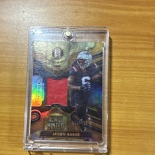 Panini 2024 Gold Standard Newly Minted Javon Baker Rookie Patriots /499 Jersey 