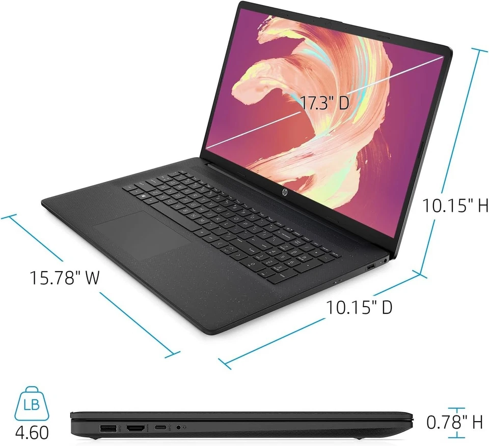 🔥 NEW🔥 HP Laptop 17.3 Intel i5 Upto 64GB RAM & 2TB SSD W11Pro OFFICE Lifetime - Image 3 of 4