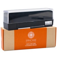 Spin Care Antistatic Velvet Vinyl Record Cleaning Pad + Dust Brush New
