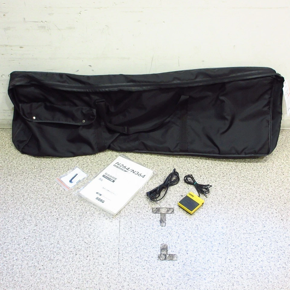 KORG N264 Keyboard Synthesizer 76-key PCM Synthesis Main Unit Used From Japan - Image 3 of 3