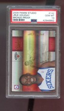 2009-10 Panini Studio Bronze Proof 142 Jrue Holiday ROOKIE RC PSA 10 Graded Card