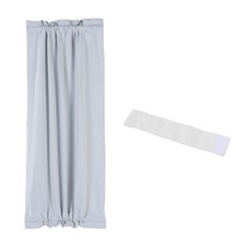 Blackout Door Curtain 25"W x 40"L French Window Door Curtain 1 Panel Cream