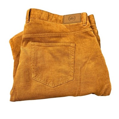 Peter Millar Corduroy Pants Superior Soft Brown Coastal Mens 40 (41x34 ACTUAL)