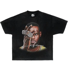 Lebron Championship Rings Boxy Vintage Shirt Streetwear Tee Y2K