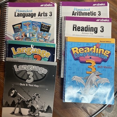 Abeka 3rd Grade Homeschool Arithmetic Curriculum Lot