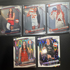 2025 Panini Prizm WNBA Rookie RC Lot 10 Kiki Iriafen Aneesah Morrow Liete Rivers