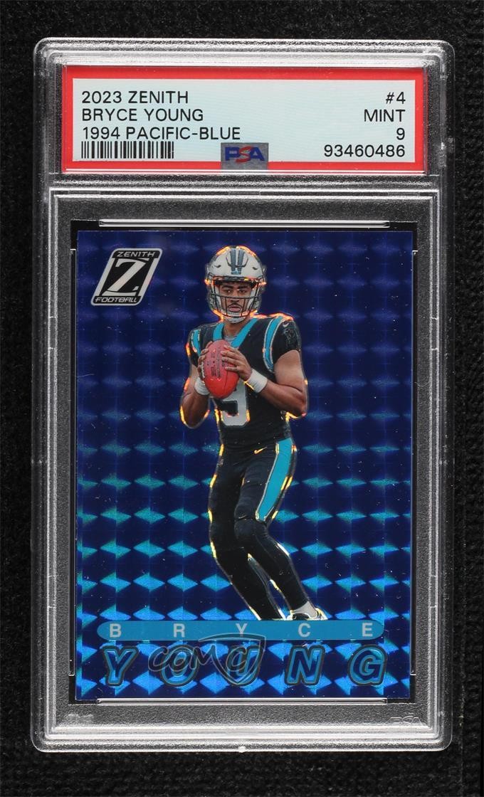 2023 Panini Zenith 1994 Pacific Blue Bryce Young #4 PSA 9 MINT 2l4
