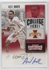 2016-17 Panini Contenders Draft Picks College Ticket Abdel Nader #178 Auto 05qn