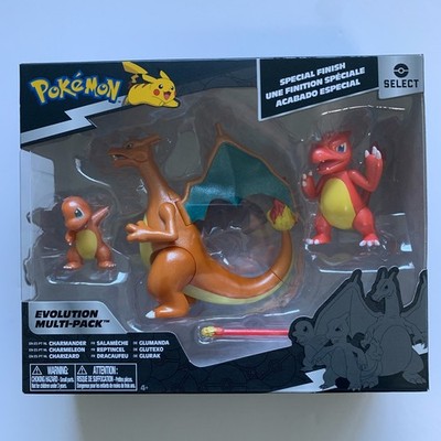 Charmander, Charmeleon und Charizard Pokémon Evolution 3 Pack Special Finish