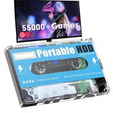 500GB Retro Game Hard Drive, Batocera 33 Syst...