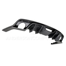 Anderson Fiberglass Rear Diffuser - AR Type - fits Ford Mustang 15 - 17