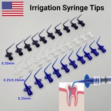 Dental Disposable Root Canal Rinsing Syringe Tip Endo Irrigation Needle Tips