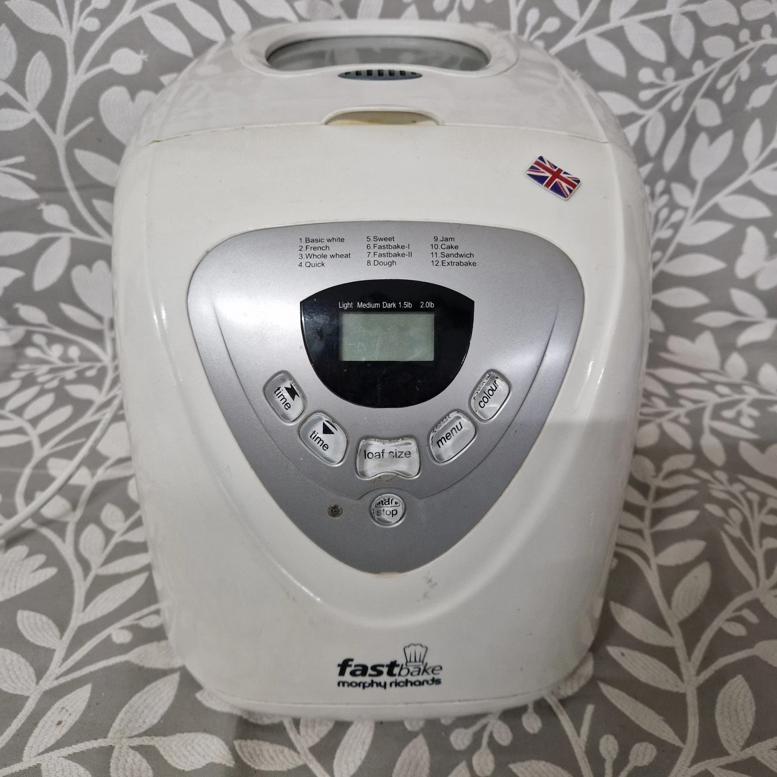Morphy Richards 48280 Fastbake Bread Maker - White
Opens in a new window or tab
