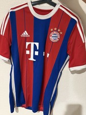 adidas Bayern Munich Soccer Jersey Red Blue White T-Mobile Sponsor