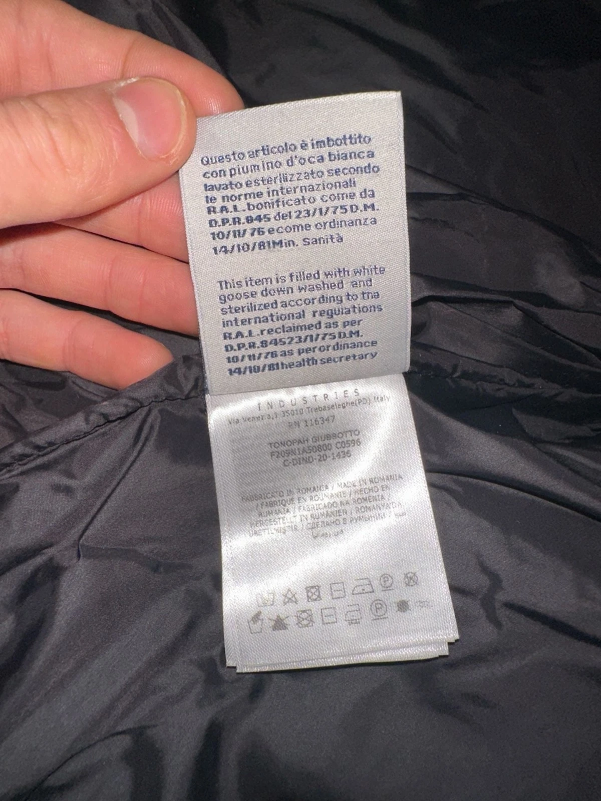 Moncler X Rick Owens Tonopah Jacket Size 2 = Medium Black - product detail image 9