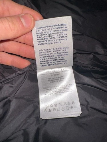 Moncler X Rick Owens Tonopah Jacket Size 2 = Medium Black image 9