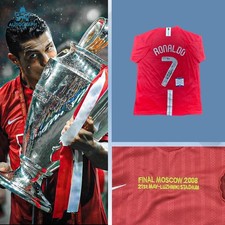 Cristiano Ronaldo Autographed 2007/2009 Manchester United Jersey W/ Beckett COA