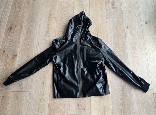 *NEW* RICK OWENS GIMP PUFFER DOWN JACKET FULL ZIP FW22 STROBE RUNWAY (BLACK, 48)