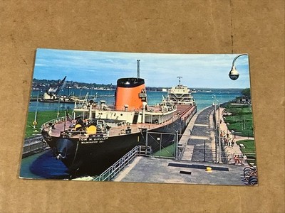 Vintage Postcard - Tom M. Girdler - Republic Steel Ship - 3.5'' x 5.5''