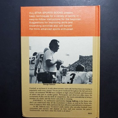 Vintage Sports Hardcover - Football by George Sullivan (1972) | eBay