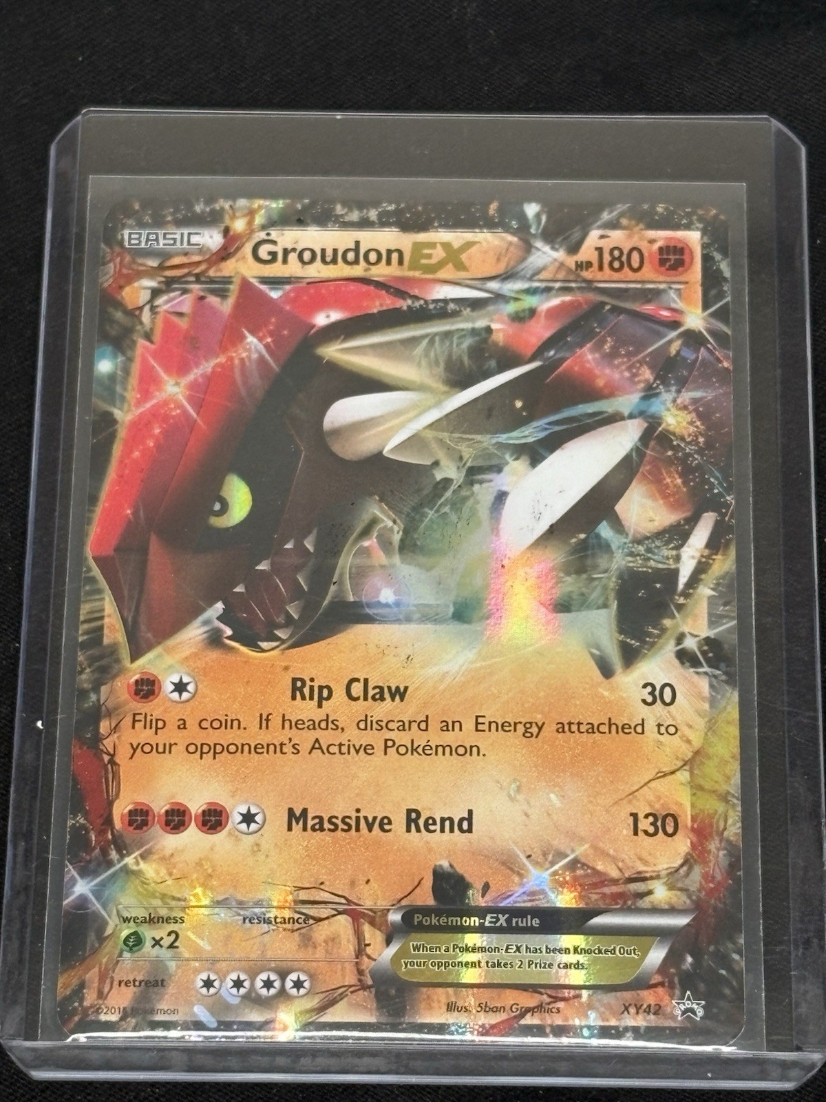 Groudon EX XY42 XY Promos Holo