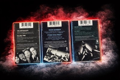 Metallica The Unforgiven-Enter Sandman-Nothing Else Matters X3 Cassettes