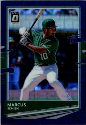 2020 Donruss Optic Pandora Blue #117 Marcus Semien /99 - BB